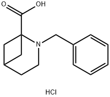 2-benzyl-2-aza-bicyclo[3.1.1]heptane-1-carboxylic acid hydrochloride 구조식 이미지