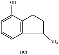 1-Amino-indan-4-ol hydrochloride Structure