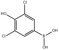 3,5-dichloro-4-hydroxyphenylboronic acid Structure