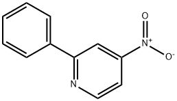 4-Nitro-2-phenylpyridine 구조식 이미지