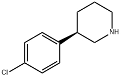 (R)-3-(4-chlorophenyl)piperidine 구조식 이미지