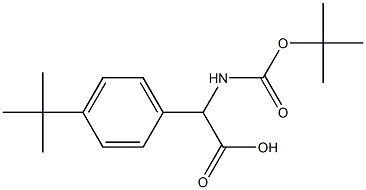 2-(Boc-amino)-2-(4-tert-butyl-phenyl)acetic acid Structure