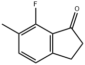 7-Fluoro-6-methyl-indan-1-one Structure