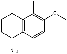 6-METHOXY-5-METHYL-1,2,3,4-TETRAHYDRONAPHTHYLAMINE Structure