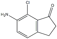 6-Amino-7-chloro-indan-1-one Structure