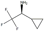 (S)-1-cyclopropyl-2,2,2-trifluoroethanamine 구조식 이미지