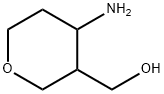 (4-Aminotetrahydro-2H-pyran-3-yl)methanol 구조식 이미지