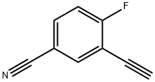 3-ethynyl-4-fluorobenzonitrile Structure