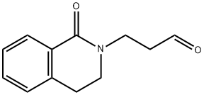 3-(1-oxo-3,4-dihydroisoquinolin-2(1H)-yl)propanal Structure