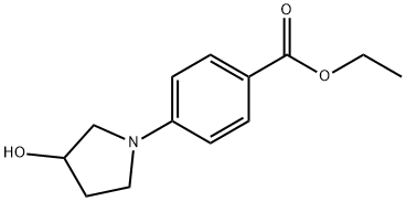 ethyl 4-(3-hydroxypyrrolidin-1-yl)benzoate Structure