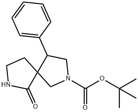 Tert-Butyl 6-Oxo-4-Phenyl-2,7-Diazaspiro[4.4]Nonane-2-Carboxylate Structure