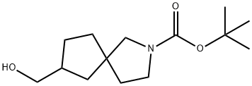 tert-butyl 7-(hydroxymethyl)-2-azaspiro[4.4]nonane-2-carboxylate Structure