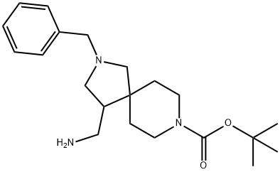 4-Aminomethyl-2-Benzyl-2,8-Diaza-Spiro[4.5]Decane-8-Carboxylic Acid Tert-Butyl Ester Structure