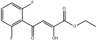 Ethyl 4-(2,6-Difluorophenyl)-2-Hydroxy-4-Oxobut-2-Enoate 구조식 이미지