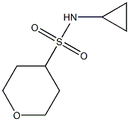 N-cyclopropyltetrahydro-2H-pyran-4-sulfonamide Structure