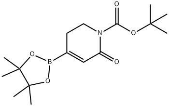 tert-butyl 5,6-dihydro-4-(4,4,5,5-tetramethyl-1,3,2-dioxaborolan-2-yl)-2-oxopyridine-1(2H)-carboxylate 구조식 이미지