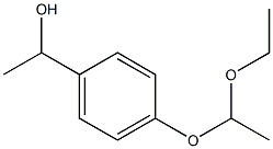 1-(4-(1-ethoxyethoxy)phenyl)ethanol Structure