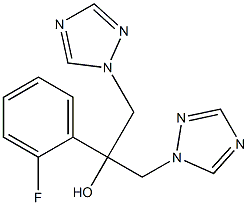 2-(2-fluorophenyl)-1,3-di(1H-1,2,4-triazol-1-yl)propan-2-ol 구조식 이미지