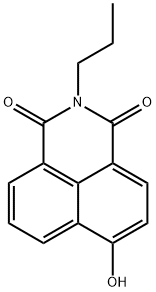 1H-Benz[de]isoquinoline-1,3(2H)-dione, 6-hydroxy-2-propyl- Structure