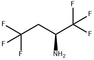(S)-1,1,1,4,4,4-Hexafluoro-2-butylamine 구조식 이미지