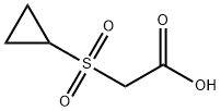 2-(cyclopropylsulfonyl)acetic acid 구조식 이미지