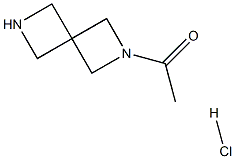 1-{2,6-diazaspiro[3.3]heptan-2-yl}ethan-1-one hydrochloride Structure