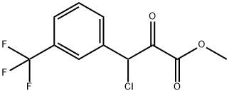 Methyl 3-chloro-2-oxo-3-(3-(trifluoromethyl)phenyl)propanoate Structure