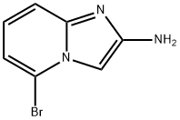 Imidazo[1,2-a]pyridin-2-amine, 5-bromo- 구조식 이미지