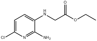 ethyl 2-(2-amino-6-chloropyridin-3-ylamino)acetate Structure