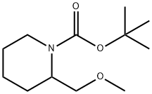 N-BOC-2-methoxymethylpiperidine 구조식 이미지