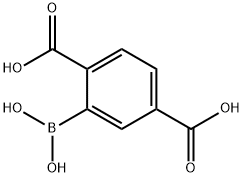 2-Borono-1,4-benzenedicarboxylic acid Structure