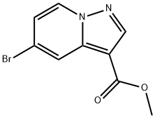 Methyl 5-bromopyrazolo[1,5-a]pyridine-3-carboxylate 구조식 이미지