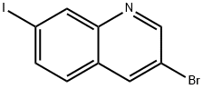 3-bromo-7-iodoquinoline Structure
