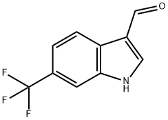 6-trifluoromethyl-indole-3-carbaldehyde 구조식 이미지