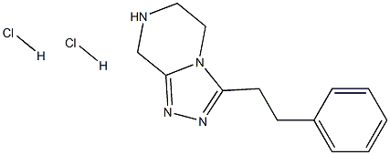 3-Phenethyl-5,6,7,8-tetrahydro-[1,2,4]triazolo[4,3-a]pyrazine dihydrochloride Structure
