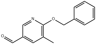 6-(Benzyloxy)-5-methylpyridine-3-carbaldehyde Structure