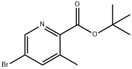 tert-Butyl 5-bromo-3-methylpicolinate Structure