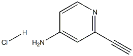 2-Ethynyl-Pyridin-4-Ylamine Hydrochloride 구조식 이미지