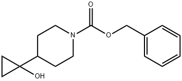 benzyl 4-(1-hydroxycyclopropyl)piperidine-1-carboxylate Structure