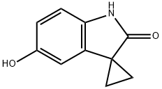 5'-hydroxy-1',2'-dihydrospiro[cyclopropane-1,3'-indole]-2'-one 구조식 이미지