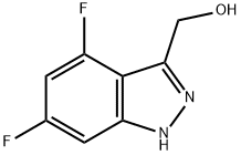 (4,6-Difluoro-1H-indazol-3-yl)methanol Structure