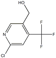 (6-Chloro-4-(trifluoromethyl)pyridin-3-yl)methanol Structure