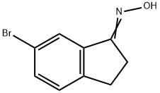 1H-Inden-1-one, 6-bromo-2,3-dihydro-, oxime 구조식 이미지