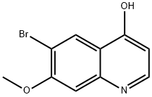 6-bromo-7-methoxyquinolin-4-ol Structure