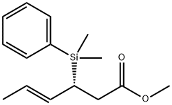 (3R,4E)-메틸3-(디메틸페닐실릴)-4-헥세노에이트 구조식 이미지
