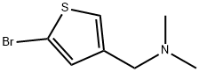 1-(5-bromothiophen-3-yl)-N,N-dimethylmethanamine 구조식 이미지