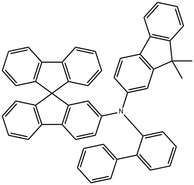 N-[1,1'-Biphenyl]-2-yl-N-(9,9-dimethyl-9H-fluoren-2-yl)-9,9'-spirobi[9H-fluoren]-2-amine 구조식 이미지