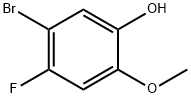 5-bromo-4-fluoro-2-methoxyphenol Structure