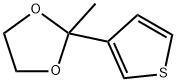 2-methyl-2-(thiophen-3-yl)-1,3-dioxolane Structure