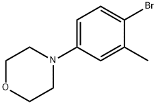 4-(4-bromo-3-methylphenyl)morpholine 구조식 이미지